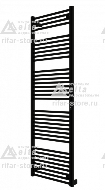 Электрический полотенцесушитель Rifar D-LINE 1800*600 Черный Янтарь матовый